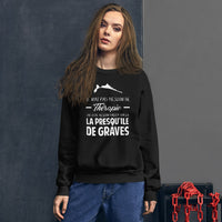 Thumbnail for Sweatshirt Bretagne rouge - Je n'ai pas besoin de thérapie