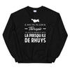 Sweatshirt Bretagne noir - Je n'ai pas besoin de thérapie