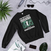 Thumbnail for Sweatshirt Portugal bleu marine - J'ai peut-être l'air d'écouter