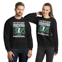 Thumbnail for Sweatshirt Portugal noir dos - J'ai peut-être l'air d'écouter