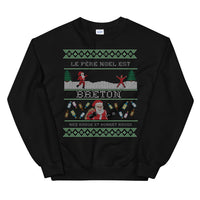 Thumbnail for Sweatshirt Bretagne noir - Le père Noël est Breton