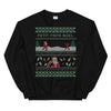 Sweatshirt Noël noir - Père Noël Capbourrut humoristique