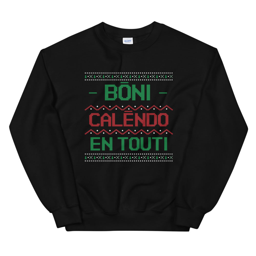 Bòni Calendo en Touti - Sweatshirt Noël Provençal