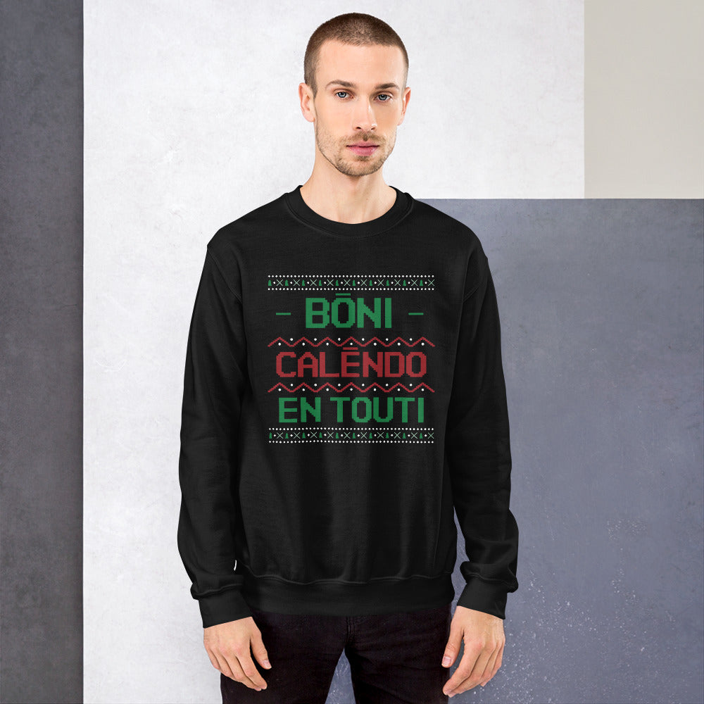 Bòni Calendo en Touti - Sweatshirt Noël Provençal