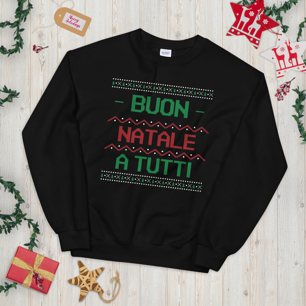 Buon Natale a tutti - Sweatshirt Noël Italien