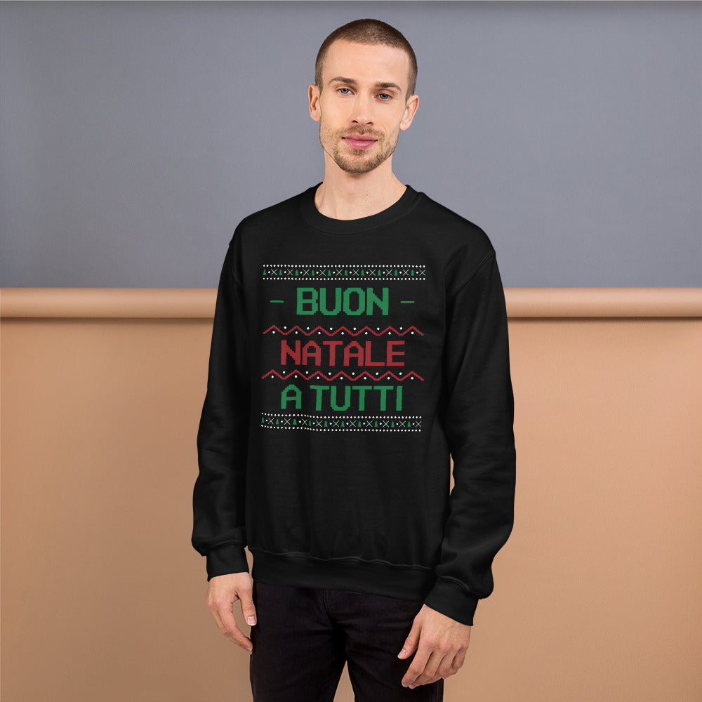 Buon Natale a tutti - Sweatshirt Noël Italien