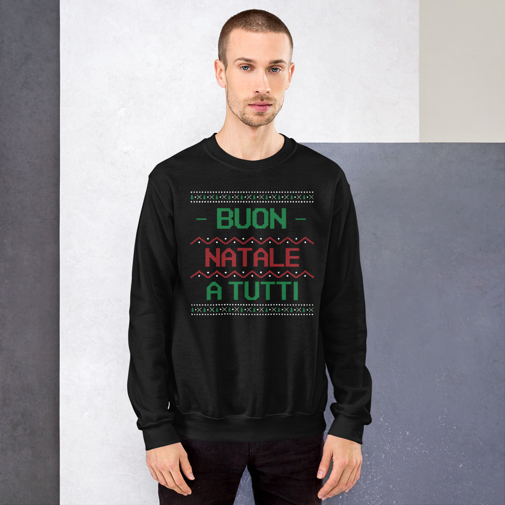 Buon Natale a tutti - Sweatshirt Noël Italien