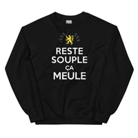 Thumbnail for Sweatshirt Franche Comté noir - Reste souple ça meule