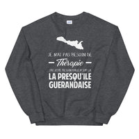 Thumbnail for Presqu'ile guérandaise - Je n'ai pas besoin de Thérapie - Bretagne - Sweatshirt - Ici & Là - T-shirts & Souvenirs de chez toi