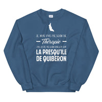Thumbnail for Quiberon, Bretagne - Je n'ai pas besoin de Thérapie - Sweatshirt - Ici & Là - T-shirts & Souvenirs de chez toi