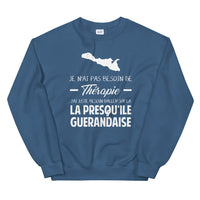 Thumbnail for Presqu'ile guérandaise - Je n'ai pas besoin de Thérapie - Bretagne - Sweatshirt - Ici & Là - T-shirts & Souvenirs de chez toi