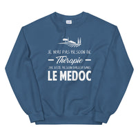 Thumbnail for Le Médoc - Je n'ai pas besoin de Thérapie - Gironde - Sweatshirt - Ici & Là - T-shirts & Souvenirs de chez toi