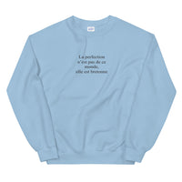 Thumbnail for La perfection n'est pas de ce monde, elle est bretonne - Sweatshirt