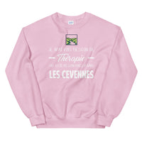 Thumbnail for Cévennes, Lozère, Je n'ai pas besoin de Thérapie - Sweatshirt - Ici & Là - T-shirts & Souvenirs de chez toi