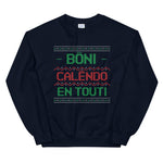 Bòni Calendo en Touti - Sweatshirt Noël Provençal