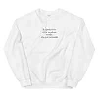 Thumbnail for Sweatshirt Normandie bleu clair - La perfection n'est pas de ce monde