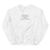 Sweatshirt Normandie bleu clair - La perfection n'est pas de ce monde