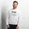 Sweatshirt Aveyron blanc - Humour et fierté locale