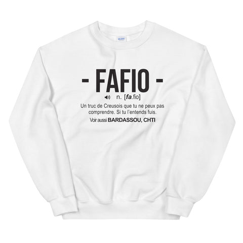 Fafio définition humoristique Creuse - Sweatshirt