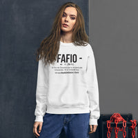 Thumbnail for Sweatshirt Creuse blanc dos - Fierté humoristique du terroir
