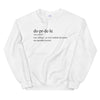 Sweatshirt Tchèque gris sport - Définition humoristique