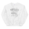 Sweat Portugal gris sport - Un jour cette Portugaise