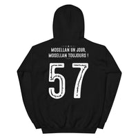 Thumbnail for Sweat à capuche Lorraine gris sport - Mosellan un jour, toujours