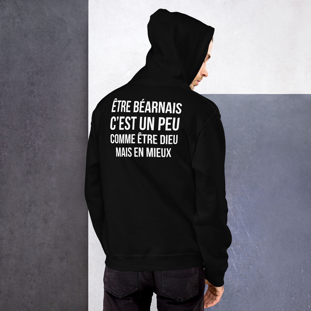 Béarnais comme Dieu mais en mieux - Sweat à Capuche standard - Ici & Là - T-shirts & Souvenirs de chez toi