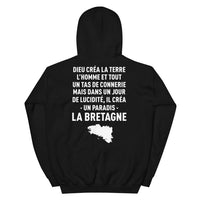 Thumbnail for Dieu créa la Bretagne - Sweatshirt à capuche - Ici & Là - T-shirts & Souvenirs de chez toi