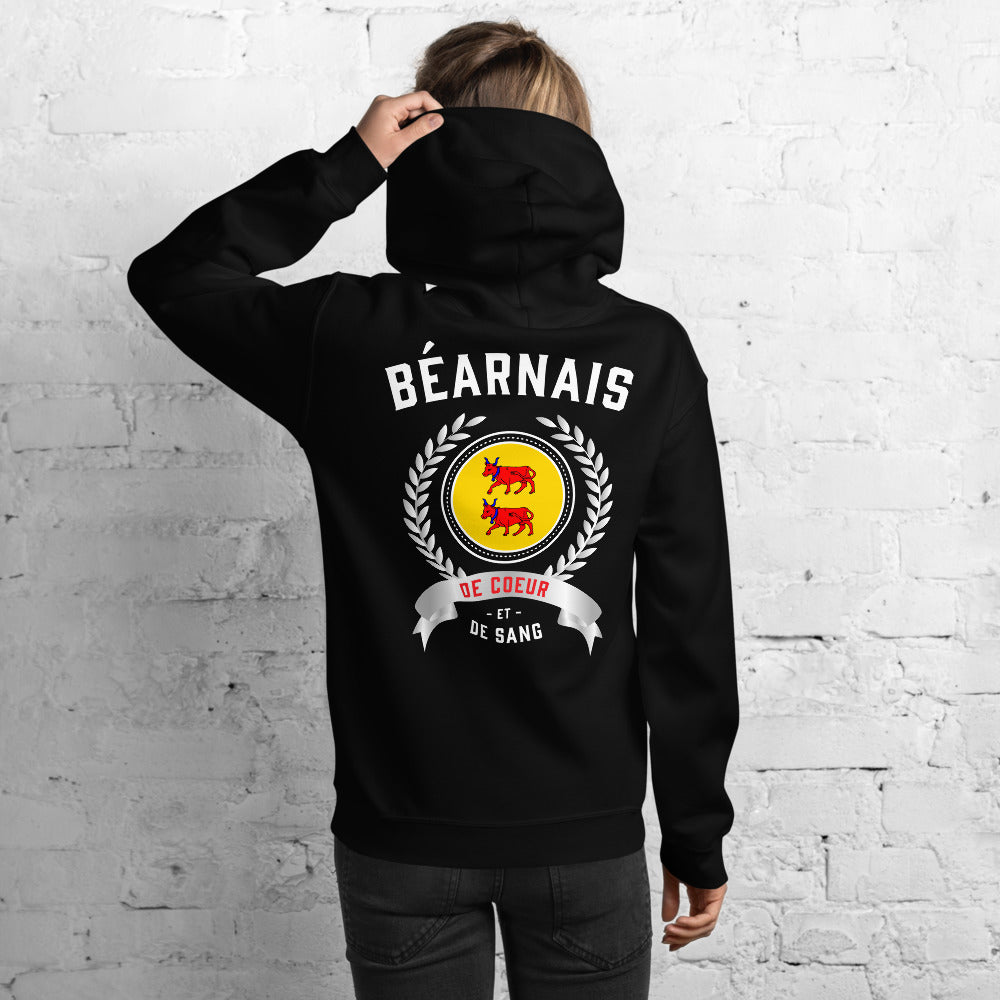 Béarnais de coeur et de sang - Sweatshirt à capuche Béarn