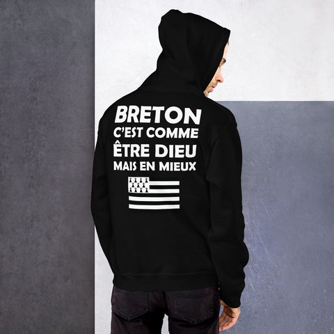 Sweat à Capuche Vintage Breton "Breizh" - Cadeau Fierté Bretagne Pour Homme Et Femme - 8