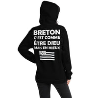 Thumbnail for Breton. c'est comme être Dieu mais en Mieux - Sweat à capuche