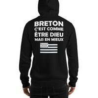 Thumbnail for Breton. c'est comme être Dieu mais en Mieux - Sweat à capuche