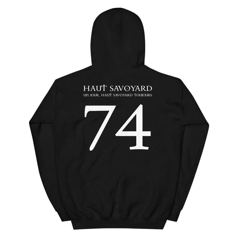 Sweat à capuche Haut-Savoie rouge - Haut-Savoyard un jour, toujours