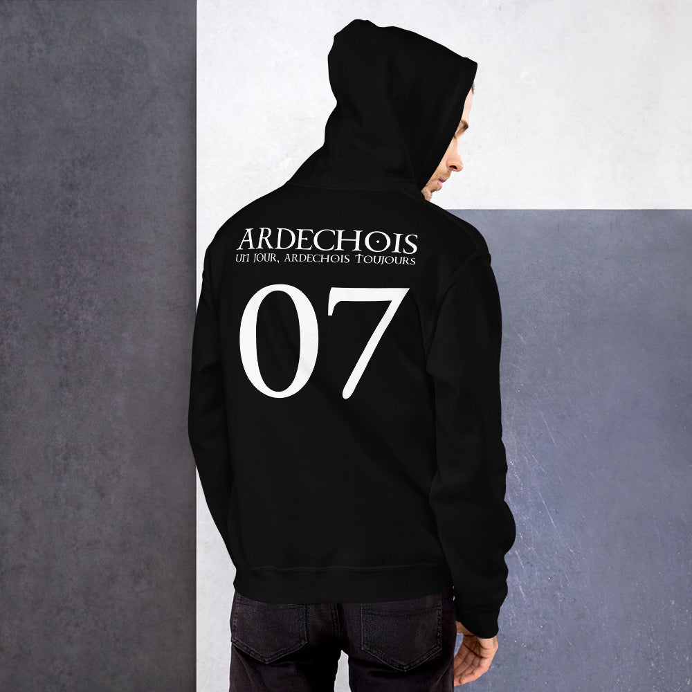 Ardéchois un jour, ardéchois toujours 07 - sweatshirt à capuche