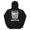 Sweat à capuche Bretagne bordeaux - Toujours Breton