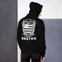 Thumbnail for Sweat à capuche Bretagne noir - Toujours Breton