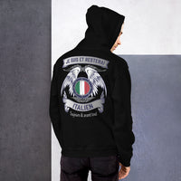 Thumbnail for Sweat à capuche Italie - Je suis et je resterai Italien face