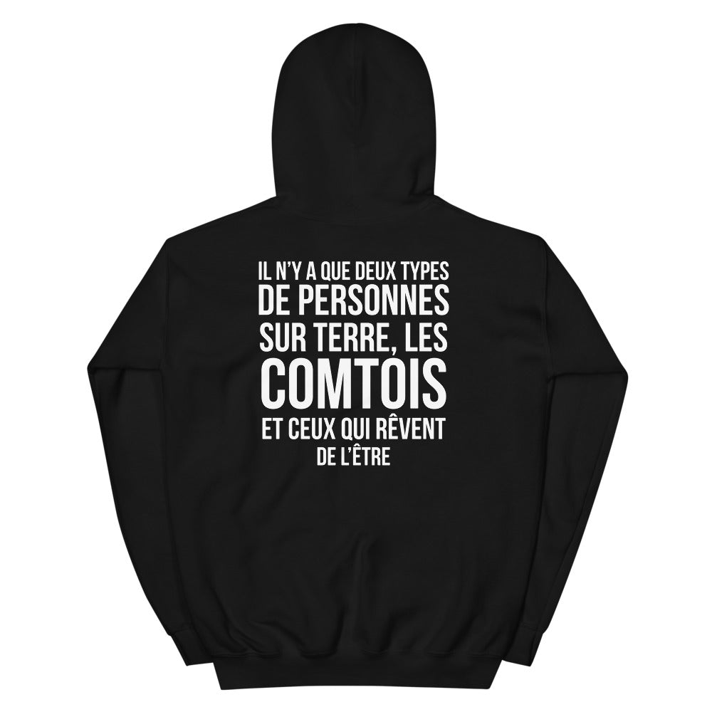 Sweatshirt Franche-Comté noir - Les Comtois et leurs rêves