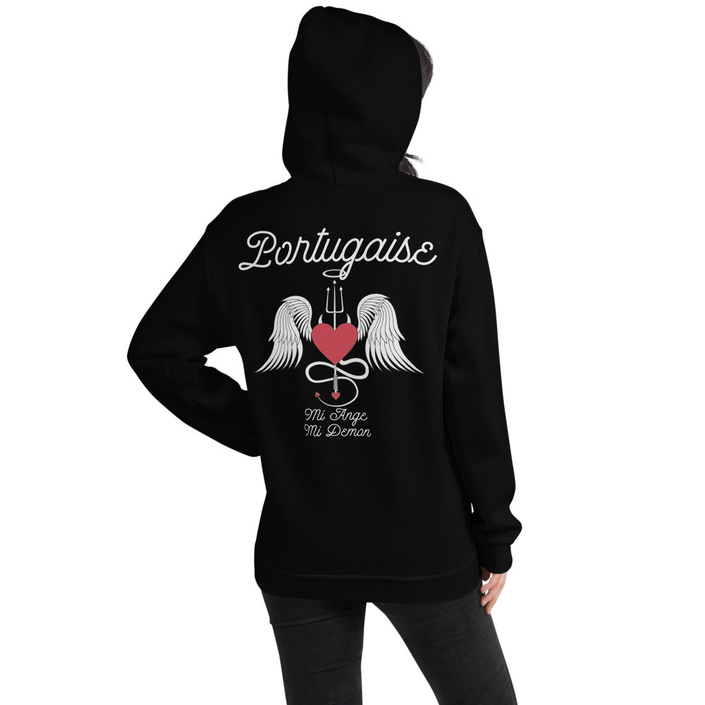 Sweatshirt Portugal bleu marine - Mi Ange Mi Démon humoristique