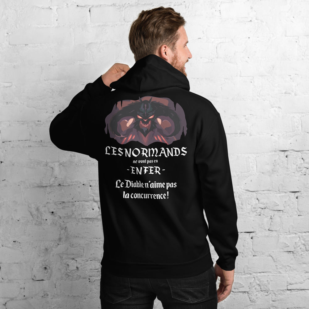 Sweatshirt Normands noir - Les Normands ne vont pas en enfer