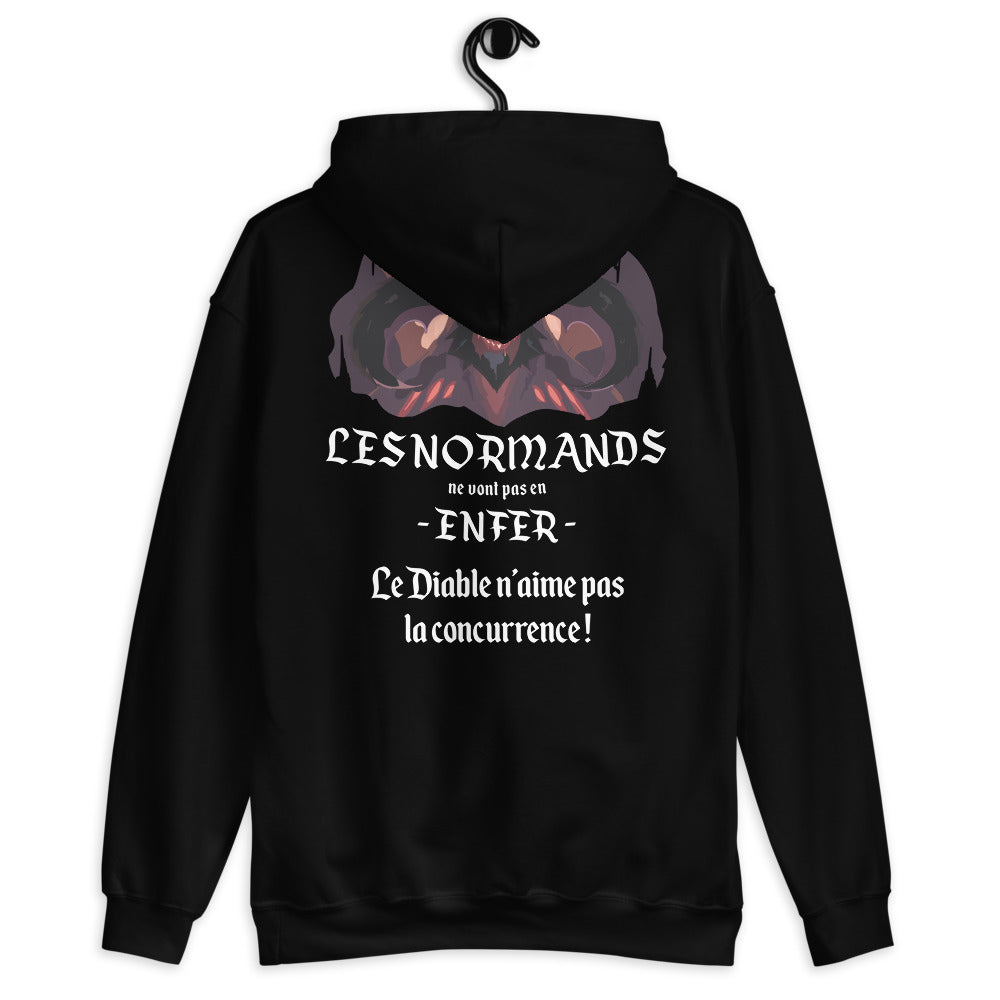 Sweatshirt Normands bleu marine - Les Normands ne vont pas en enfer