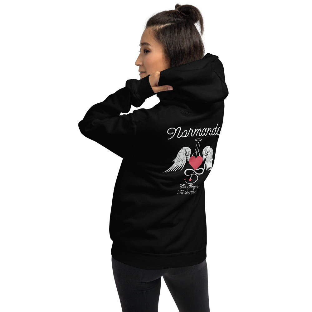 Sweatshirt Normande gris foncé chiné - Mi ange, mi démon en douceur