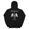 Sweatshirt Ariège noir - design Ange et Démon