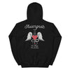 Sweatshirt Auvergne noir - design Ange et Démon