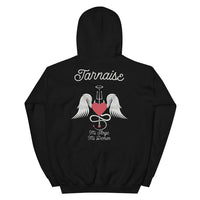 Thumbnail for Sweatshirt Tarnaise noir - Design Ange et Démon