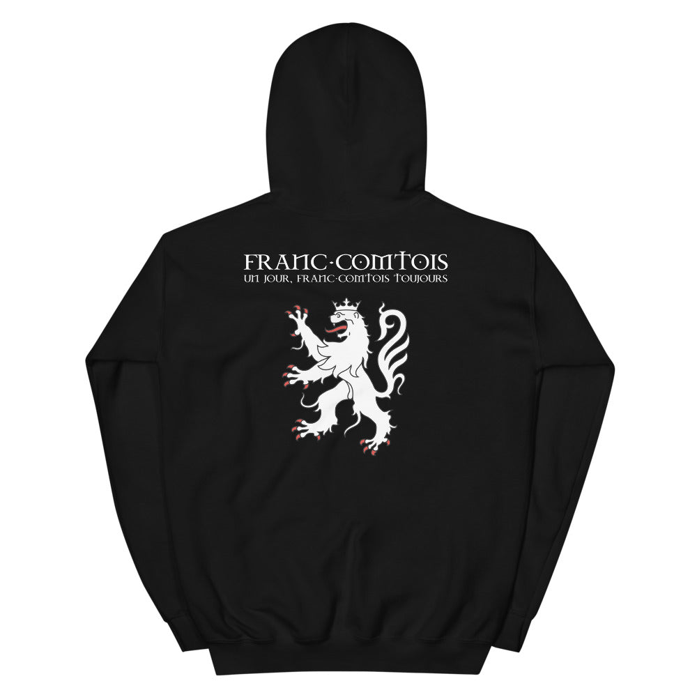 Sweatshirt Franche-Comté noir - Franc-comtois un jour, toujours
