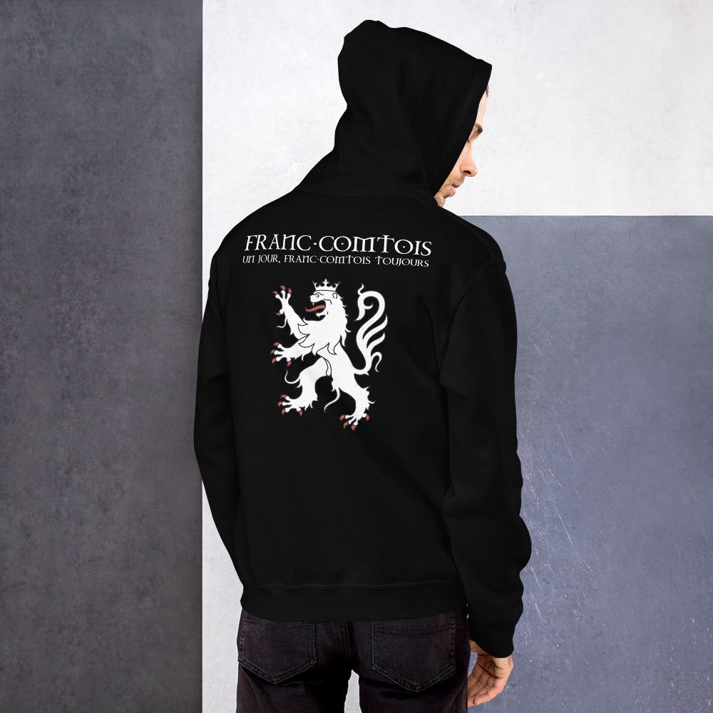Sweatshirt Franche-Comté bleu marine - Franc-comtois un jour, toujours