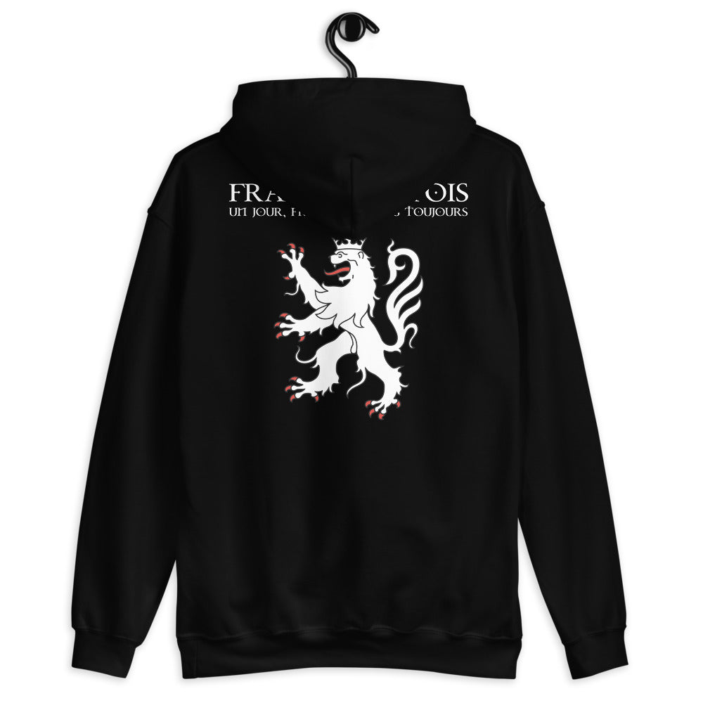 Sweatshirt Franche-Comté vert militaire - Franc-comtois un jour, toujours