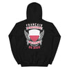Sweatshirt Pologne noir - Français de naissance, Polonais par grâce